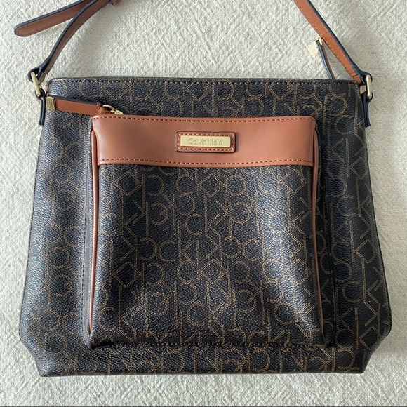 CALVIN KLEIN Monogram Crossbody - Picture 1 of 7